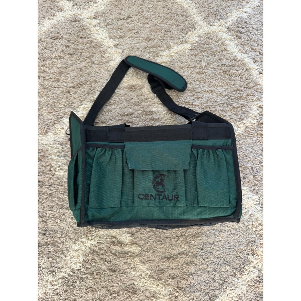 Centaur Essential Large Tote Dark Green Equestrian Grooming Bag 471290 NWT